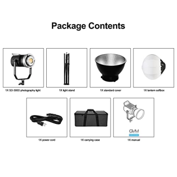 GVM 300W COB LED Video Light Kit with Softbox