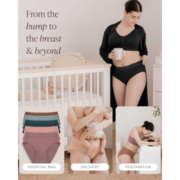 Kindred Bravely High Waist Postpartum Underwear Pack