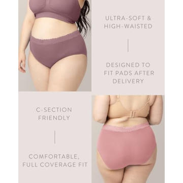 Kindred Bravely High Waist Postpartum Underwear Pack
