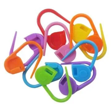 Premier Yarn Parfait Chunky - Seaside -3.5 Oz #6 Super Bulky Weight - 3-Pack Bundle with Bella's Crafts Stitch Markers