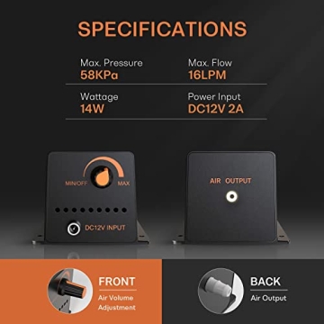 DEWALLIE Air Assist Pump - Enhance Laser Cutting Efficiency