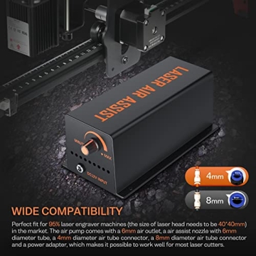 DEWALLIE Air Assist Pump - Enhance Laser Cutting Efficiency