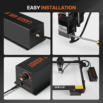 DEWALLIE Air Assist Pump - Enhance Laser Cutting Efficiency