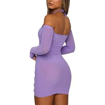 Adorafitall Women's Sexy Hollow Out Dress - Unique Style