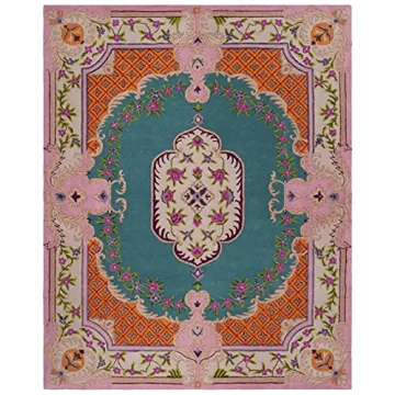 SAFAVIEH Bellagio Area Rug 8x10 Handcrafted Wool Medallion
