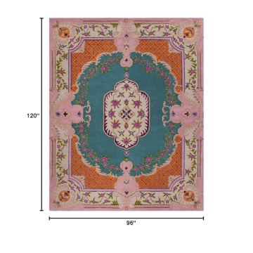 SAFAVIEH Bellagio Area Rug 8x10 Handcrafted Wool Medallion