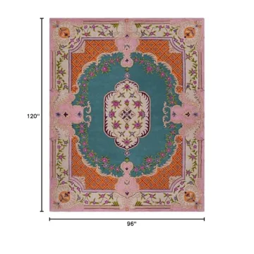 SAFAVIEH Bellagio Area Rug 8x10 Handcrafted Wool Medallion