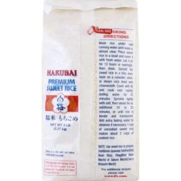 Hakubai Sweet Rice, 5-Pound