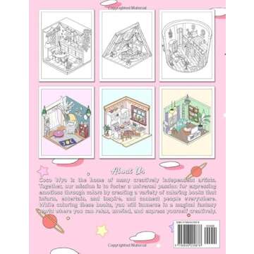 Pocket Room Coloring Book: A Coloring Book For Adults Features Tiny, Cozy, Beautiful & Peaceful Room...