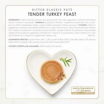 Purina Fancy Feast Kitten Tender Ocean Whitefish Feast and Tender Turkey Feast Wet Kitten Food Variety Pack - (2 Packs of 12) 3 oz. Cans