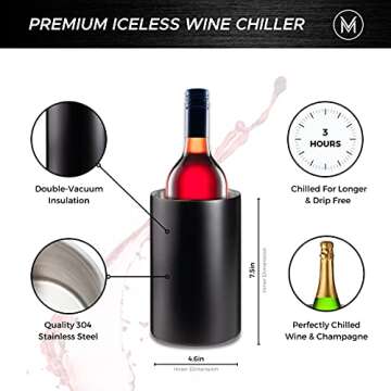 Villa & Marx Wine Chiller - Elegant Ice-Free Cooler