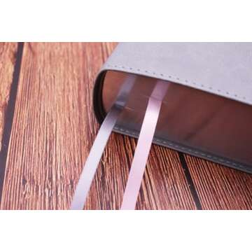 NIV Application Bible Large Print Leathersoft Pink Gray