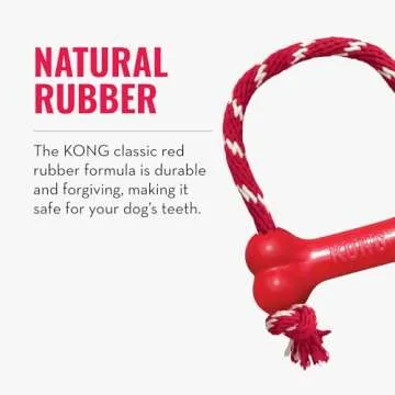 KONG Goodie Bone with Rope for Tough Chewers