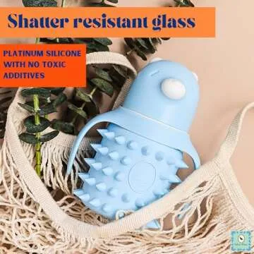 Spikey Bear Sippy Cups Set of 2 - Durable & Leakproof