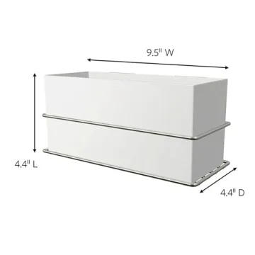 Satin Nickel Command Organizer for Bathroom Storage