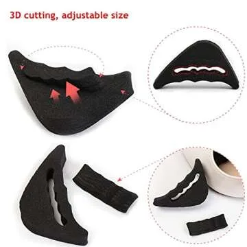 InfantLY Bright 2pair Women High Heel Toe Plug Insert Shoe Big Shoes Toe Front Filler Cushion Pain Relief Protector