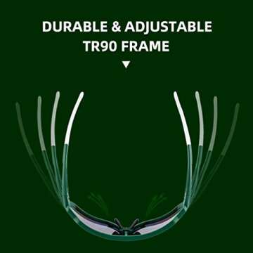 ROCKBROS Polarized Sunglasses for Men Women UV Protection Cycling Sunglasses