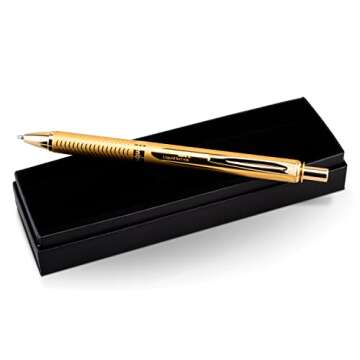 PENTEL EnerGel Alloy Gel Pen - Elegant Gold Design