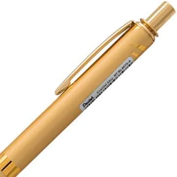 PENTEL EnerGel Alloy Gel Pen - Elegant Gold Design