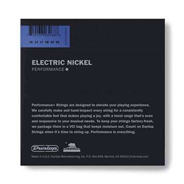 3 Sets of Dunlop DEN1052 Electric Guitar Strings 10-52