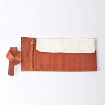 Capra Leather Watch Roll for Men - Travel & Storage Solution