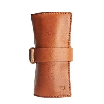 Capra Leather Watch Roll for Men - Travel & Storage Solution