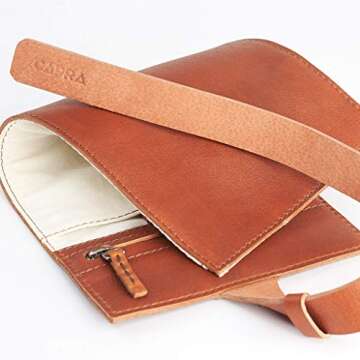 Capra Leather Watch Roll for Men - Travel & Storage Solution