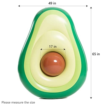 Jasonwell Giant Avocado Pool Float for Summer Fun