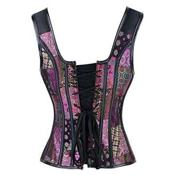Kimring Gothic Corset - Elegant and Supportive Fashion
