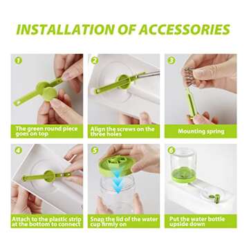 Brush Rinser- 2023 New Paint Brush Cleaner,Paint Brush Rinser with Drain,Multifunctional Paint Brush Cleaner