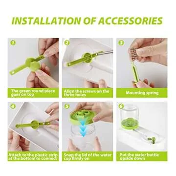 Brush Rinser- 2023 New Paint Brush Cleaner,Paint Brush Rinser with Drain,Multifunctional Paint Brush Cleaner