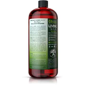Living Silica Plant Based Collagen Booster | Vegan Collagen Booster | Supports Healthy Collagen and ...