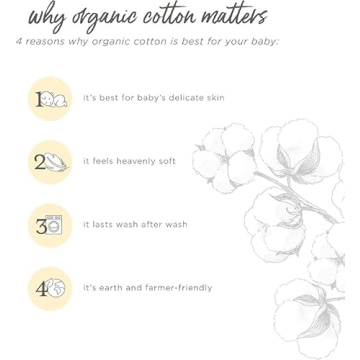 Soft Organic Cotton Bassinet Sheet for Newborns