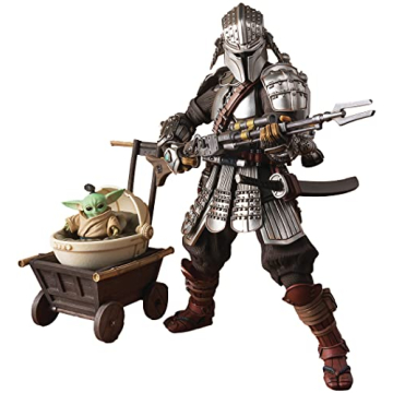 TAMASHII NATIONS - Star Wars: The Mandalorian - Ronin Mandalorian & Grogu (Beskar Armor) Action Figu...