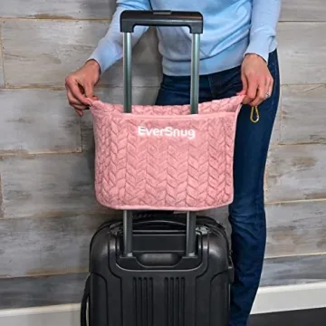 EverSnug Premium Travel Blanket Pillow Soft Warm Versatile