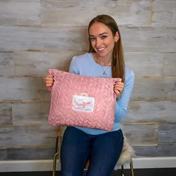 EverSnug Premium Travel Blanket Pillow Soft Warm Versatile