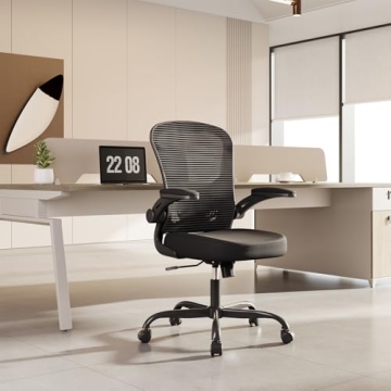 Ergonomic Desk Chair with High Back and Armrests