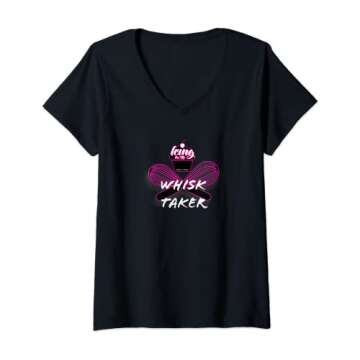 Womens Whisk taker V-Neck T-Shirt