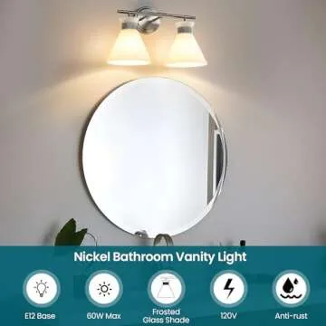 Stylish WOSHITU Bathroom Vanity Light Fixtures for Elegant Decor