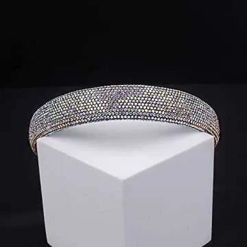 Stylish Wiwpar Rhinestone Headbands for Women & Girls