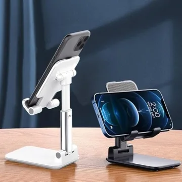 Meetuo 2 Pcs Phone Stand with Adjustable Angle & Height