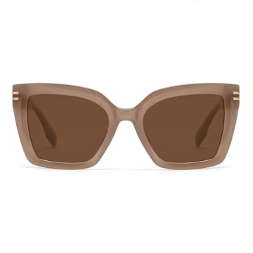 Chic SOJOS Retro Oversized Polarized Cat Eye Sunglasses for Fashion-Forward Women