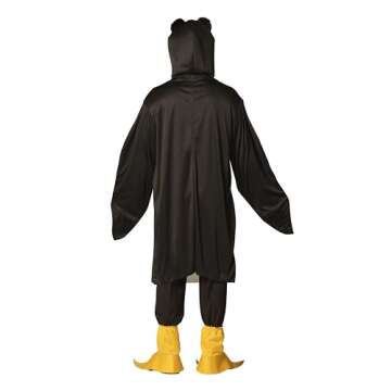 Rasta Imposta Lightweight Penguin Costume, Black/White, One Size