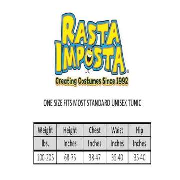 Rasta Imposta Lightweight Penguin Costume, Black/White, One Size