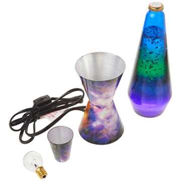 LAVA Lamp 2600, 14.5-Inch Silver Glitter Mood Lighting