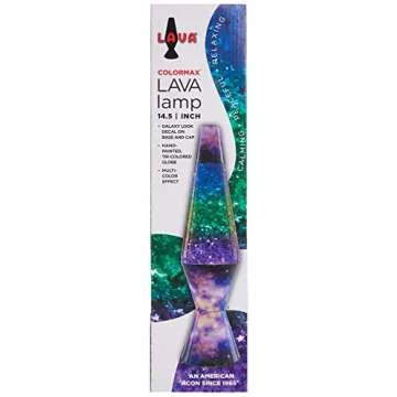 LAVA Lamp 2600, 14.5-Inch Silver Glitter Mood Lighting