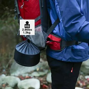 REDCAMP 19 PCS Camping Cookware Mess Kit Camping Gear Campfire Utensils Lightweight Stackable Pot Pan Bowls Soup Spoon with Storage Bag for Camping, Backpacking, Outdoor Cooking and Picnic, Orange