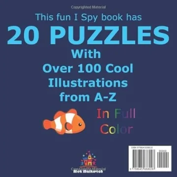 I Spy Ocean Animals Picture Book for Kids Ages 2-5