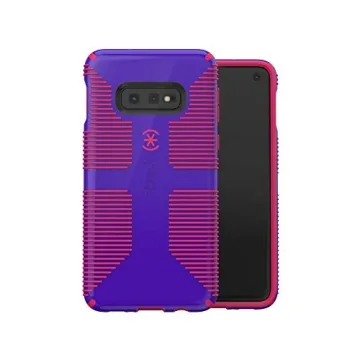 Speck CandyShell Grip Case for Galaxy S10e Purple and Red