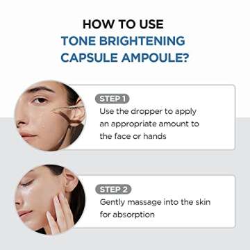 SKIN1004 Madagascar Centella Tone Brightening Capsule Ampoule 3.38 fl.oz(100ml) | Calming Moisturizing Brightening | Sensitive Skin